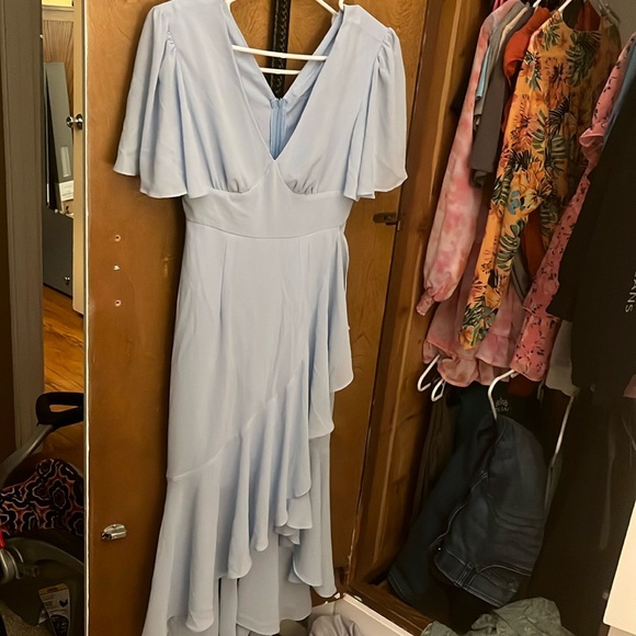 COPY - Long blue dress - Picture 1 of 2